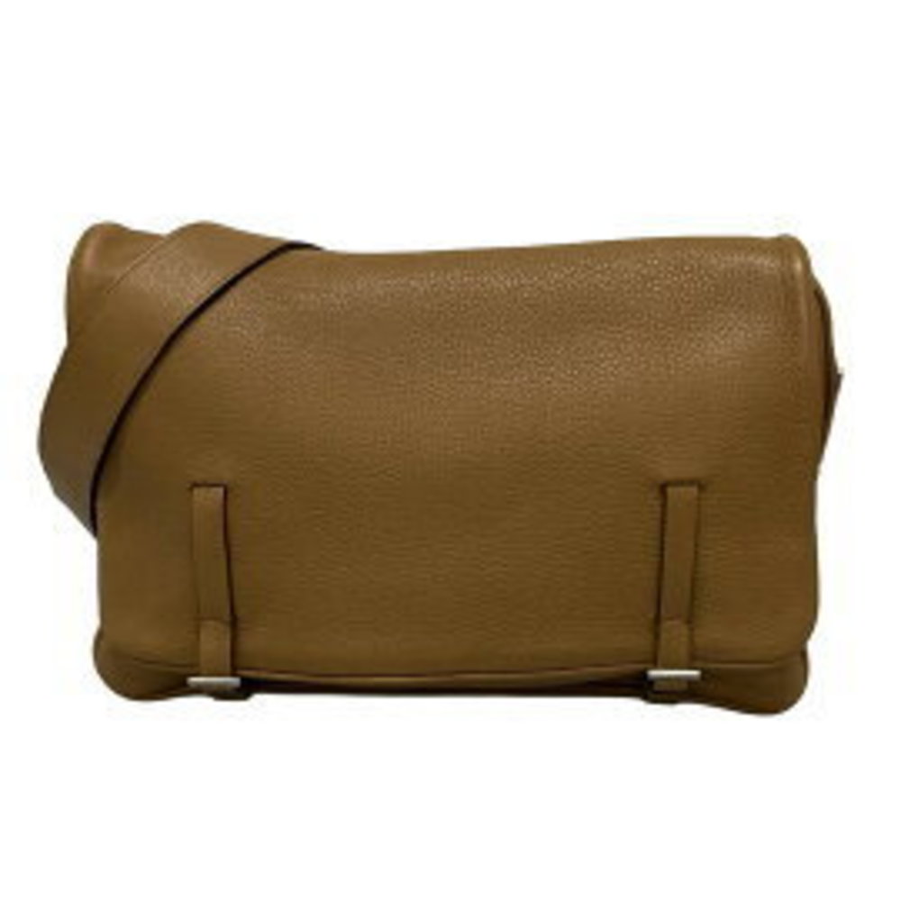 PRADA shoulder bag messenger brown leather